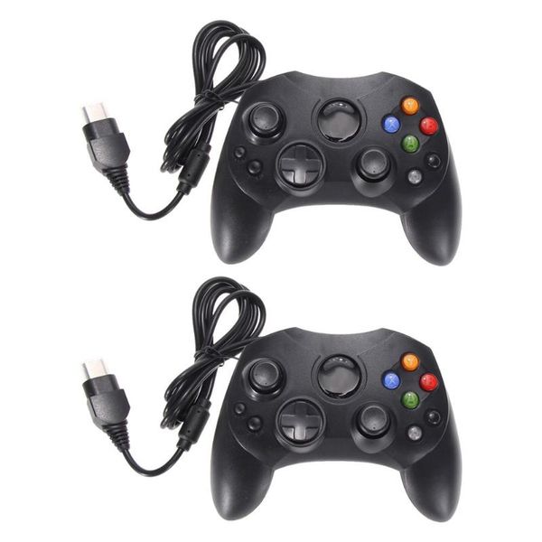 lot 2 black wired controller game pad for microsoft xbox system type controllers & joysticks
lot 2 black wired controller game pad for microsoft xbox system type controllers & joysticks