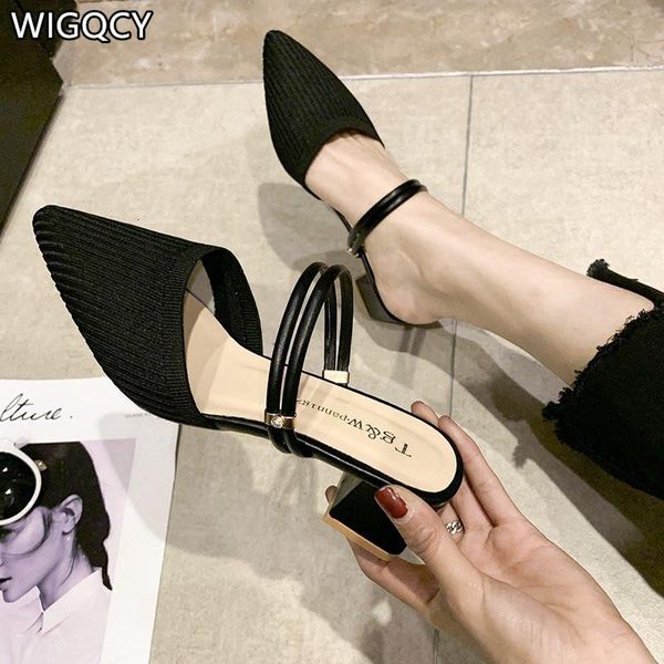 slippers summer woman shoes fashion pointed non-slip high heels women comfortable walking beach sandalias mujer m7g1, Black
slippers summer woman shoes fashion pointed non-slip high heels women comfortable walking beach sandalias mujer m7g1, Black