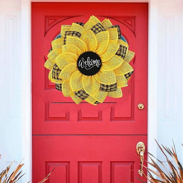 decorative flowers & wreaths mlgb sunflower wreath welcome sign front door decor garland hanging ornaments for farmhouse wedding party
decorative flowers & wreaths mlgb sunflower wreath welcome sign front door decor garland hanging ornaments for farmhouse wedding party