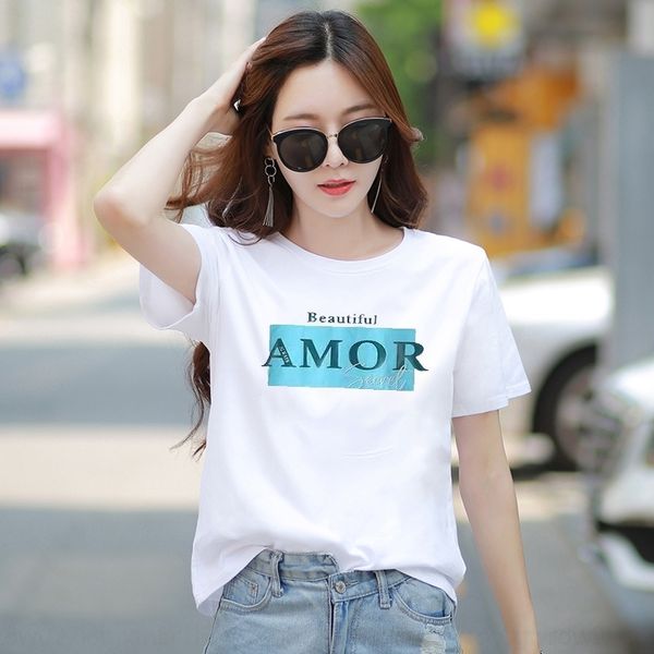 qmy cotton short sleeve t-women's 2021women's t-shirt summer korean loose large size fat mm half sleeve t-shirt, White
qmy cotton short sleeve t-women's 2021women's t-shirt summer korean loose large size fat mm half sleeve t-shirt, White