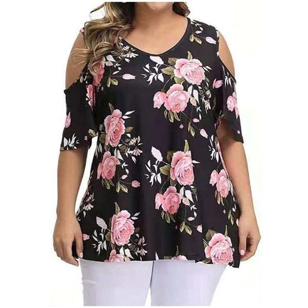 women's blouses & shirts large size blouse sweet round neck print jacquard chic short sleeve off shoulder tunic elegant casual top, White
women's blouses & shirts large size blouse sweet round neck print jacquard chic short sleeve off shoulder tunic elegant casual top, White