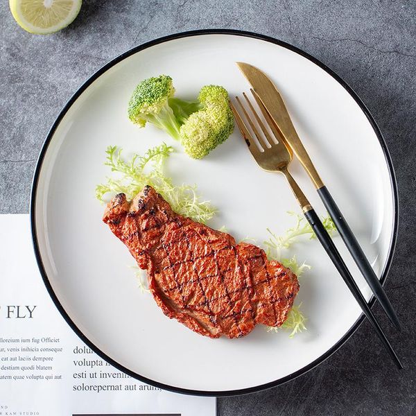 dishes & plates ceramic plate household tableware western steak pasta restaurant decoration breakfast el ornaments
dishes & plates ceramic plate household tableware western steak pasta restaurant decoration breakfast el ornaments