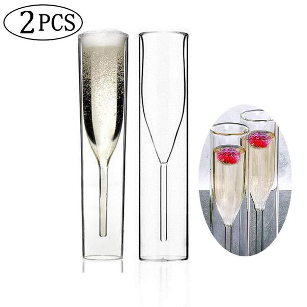 wine glasses 2pcs double-walled champagne flutes goblet bubble tulip cocktail wedding party cup toast bridal showers 115ml
wine glasses 2pcs double-walled champagne flutes goblet bubble tulip cocktail wedding party cup toast bridal showers 115ml
