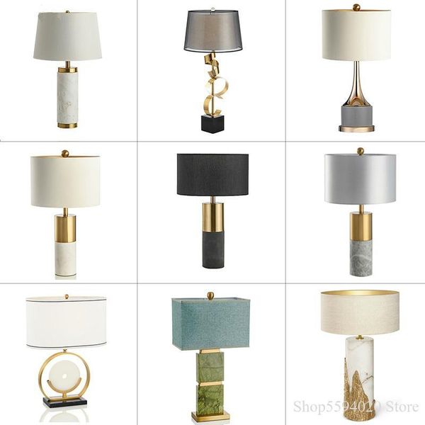 table lamps american luxury lamp marble lights post-modern simple living room designer model bedside home deco
table lamps american luxury lamp marble lights post-modern simple living room designer model bedside home deco