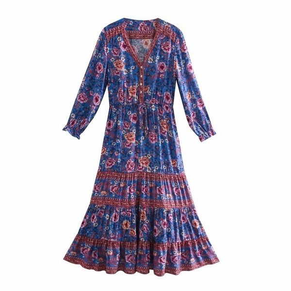 women printed long sleeve dress v neck slim long vestido summer elegant chiffon short sleeve dresses femme 210524, Black;gray
women printed long sleeve dress v neck slim long vestido summer elegant chiffon short sleeve dresses femme 210524, Black;gray