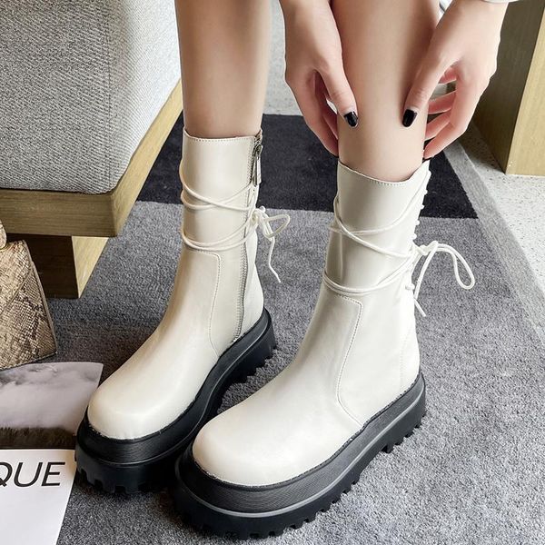 boots autumn chunky platform ankle for women 2021 pu leather lace up thick heels woman goth motorcycle booties lady, Black
boots autumn chunky platform ankle for women 2021 pu leather lace up thick heels woman goth motorcycle booties lady, Black