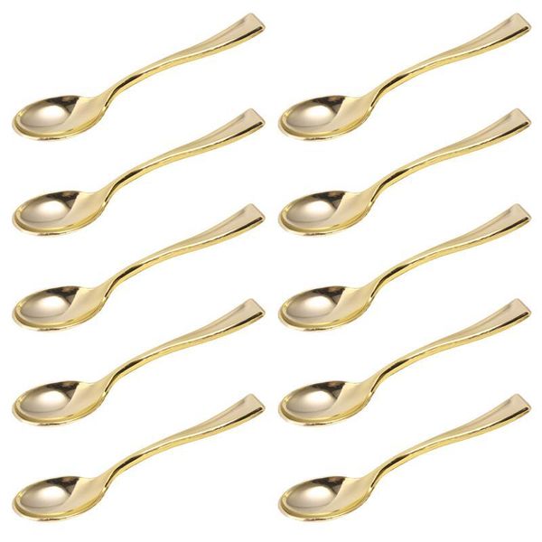 spoons 24pcs mini plastic cake disposable dessert ice-cream for home shop party rose gold
spoons 24pcs mini plastic cake disposable dessert ice-cream for home shop party rose gold