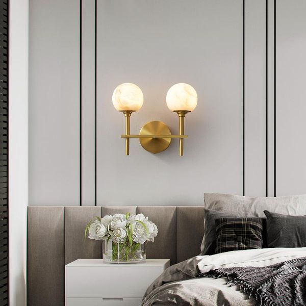 wall lamp nordic double heads marble decoration for bedroom bedside corridor vintage golden copper g4 aisle light home fixtures
wall lamp nordic double heads marble decoration for bedroom bedside corridor vintage golden copper g4 aisle light home fixtures
