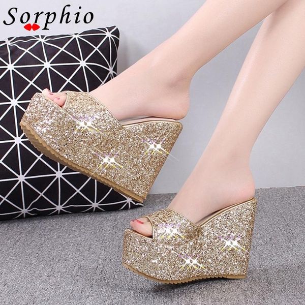 sorphio 2021 arrival female high wedges casual women shoes solid peep toe slip on platform bling slippers woman, Black
sorphio 2021 arrival female high wedges casual women shoes solid peep toe slip on platform bling slippers woman, Black