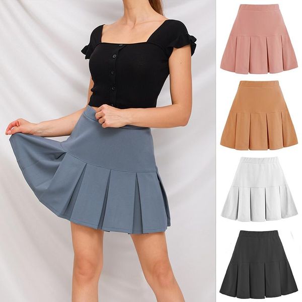 s-xl high waist stitching student mini skirt women skirts pleated solid summer autumn cute sweet girls dance dress, Black
s-xl high waist stitching student mini skirt women skirts pleated solid summer autumn cute sweet girls dance dress, Black
