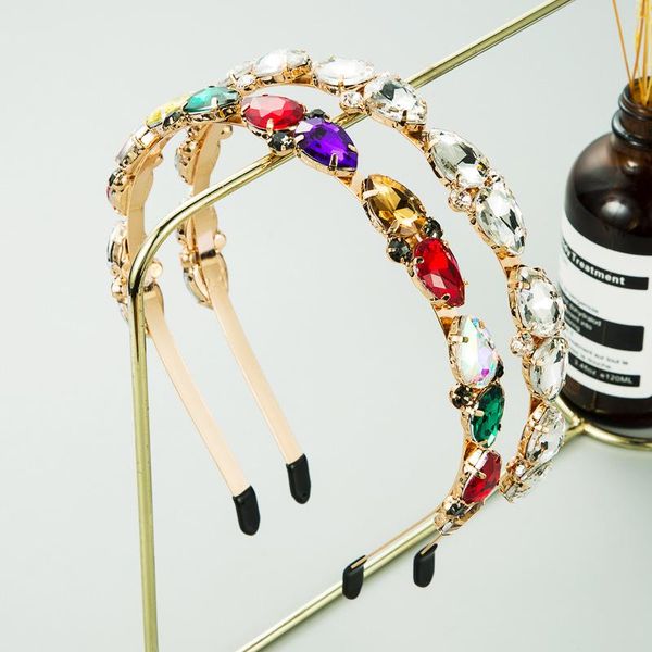 hair clips & barrettes girls colorful luxury crystal water drop shape headwear rhinestone band women hoop headbands headdress accessorie, Golden;silver
hair clips & barrettes girls colorful luxury crystal water drop shape headwear rhinestone band women hoop headbands headdress accessorie, Golden;silver