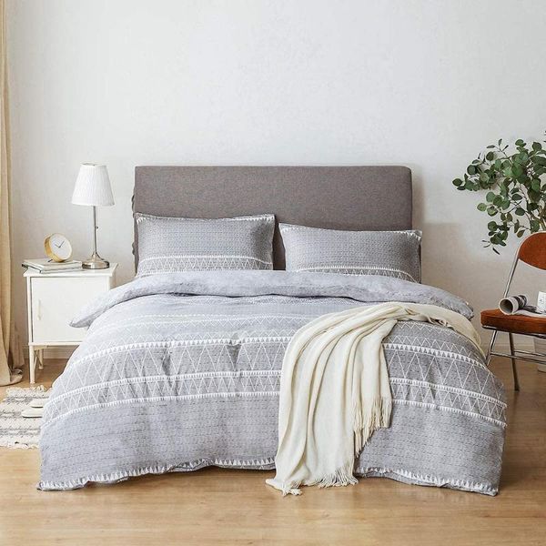 bedding sets boho duvet cover king size set grey striped with zipper closure and corner ties 3 pieces ultra soft microfiber 3pcs
bedding sets boho duvet cover king size set grey striped with zipper closure and corner ties 3 pieces ultra soft microfiber 3pcs
