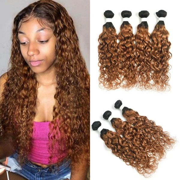 human hair bulks water wave bundles 1b 30 27 brazilian ombre brown weave non-remy honey blonde 3/4 deal soku, Black
human hair bulks water wave bundles 1b 30 27 brazilian ombre brown weave non-remy honey blonde 3/4 deal soku, Black
