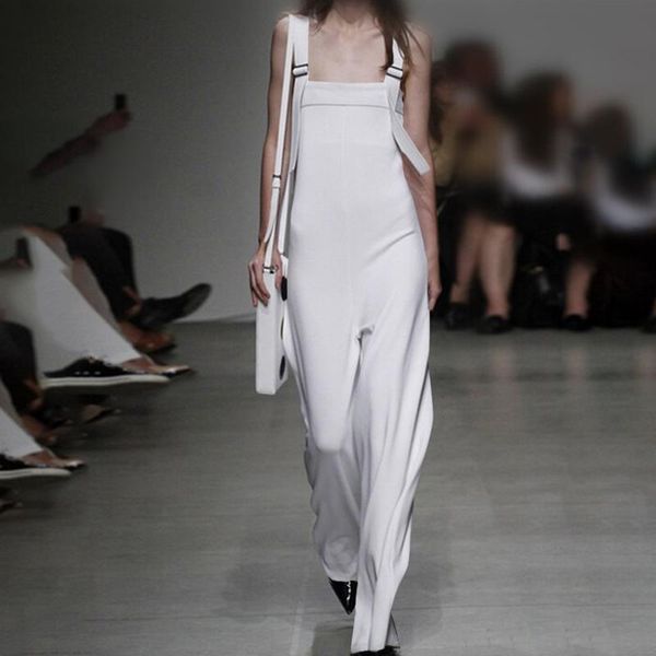 women jumpsuit rompers casual solid sleeveless playsuits 2021 vonda office ladies pants suspenders overalls femme plus size women's jum, Black;white
women jumpsuit rompers casual solid sleeveless playsuits 2021 vonda office ladies pants suspenders overalls femme plus size women's jum, Black;white