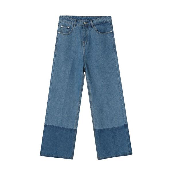 men's jeans splice color loose casual straight wide leg denim pants male korean style streetwear hip hop trousers men s-xl, Blue
men's jeans splice color loose casual straight wide leg denim pants male korean style streetwear hip hop trousers men s-xl, Blue