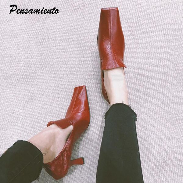 dress shoes star style women pumps vintage square toe high heels office lady shoe soft leather slip on mary janes spring autumn casual, Black
dress shoes star style women pumps vintage square toe high heels office lady shoe soft leather slip on mary janes spring autumn casual, Black