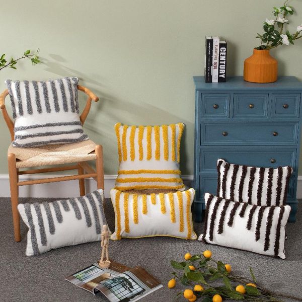 cushion/decorative pillow nordic throw cushion cover tufted embroidery 45*45cm cotton canvas decorative sofa home car pillowcover 40709
cushion/decorative pillow nordic throw cushion cover tufted embroidery 45*45cm cotton canvas decorative sofa home car pillowcover 40709