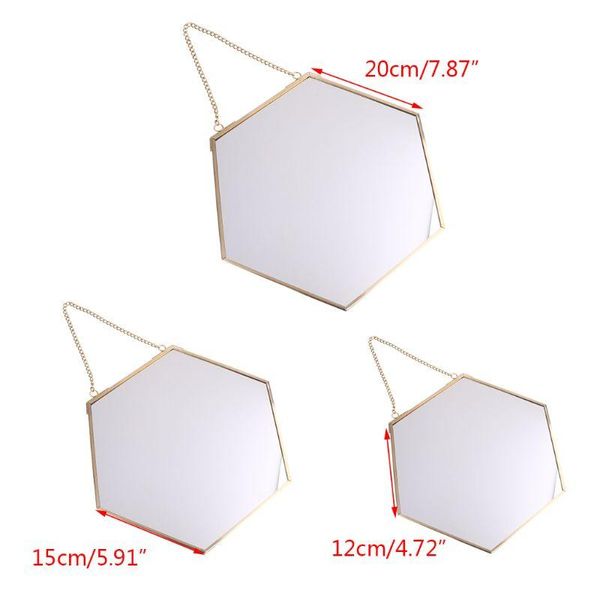 mirrors nordic hexagon wall hanging mirror gold dressing table makeup bathroom bedroom decoration dropship
mirrors nordic hexagon wall hanging mirror gold dressing table makeup bathroom bedroom decoration dropship