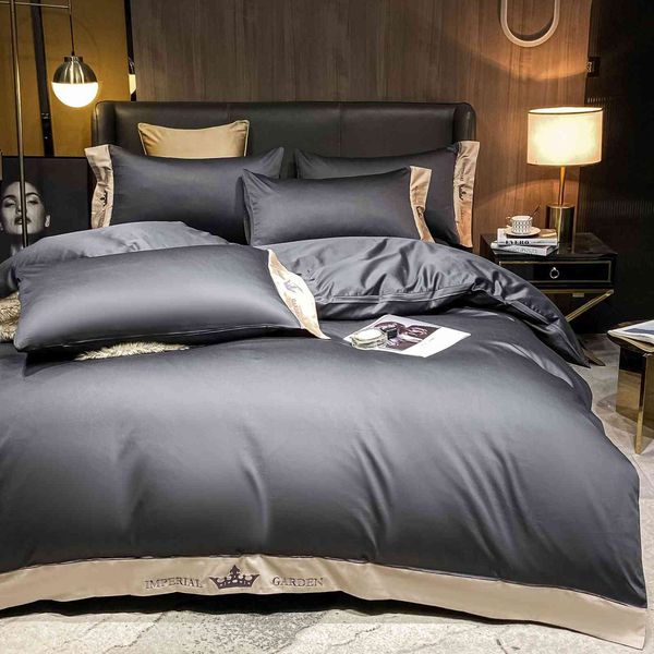 60 thread count simple autumn winter long staple four piece cotton embroidered quilt cover sheet bedding
60 thread count simple autumn winter long staple four piece cotton embroidered quilt cover sheet bedding