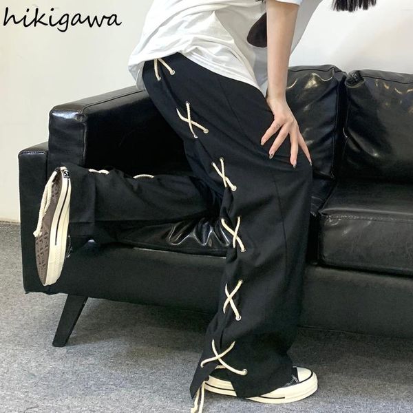 women's pants & capris hikigawa joggers women korean chic sweatpants harajuku wide leg streetwear bf drawstring loose casual trouers bo, Black;white
women's pants & capris hikigawa joggers women korean chic sweatpants harajuku wide leg streetwear bf drawstring loose casual trouers bo, Black;white