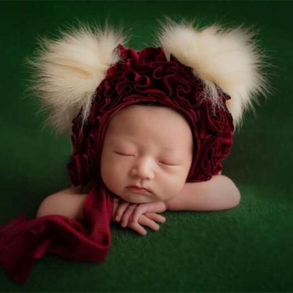 baby fluffy pom-pom hat pography props born burgundy animal bonnet handmade ruffle teddy bear po boy caps & hats, Yellow
baby fluffy pom-pom hat pography props born burgundy animal bonnet handmade ruffle teddy bear po boy caps & hats, Yellow