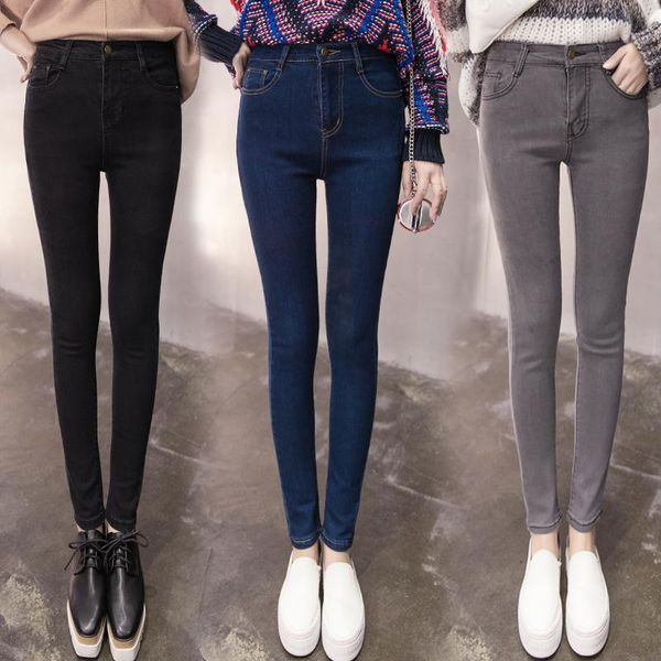 women's jeans good quality panty women spring winter autumn 2021 feminina high waist elastic thin tight denim pants female f0378, Blue
women's jeans good quality panty women spring winter autumn 2021 feminina high waist elastic thin tight denim pants female f0378, Blue