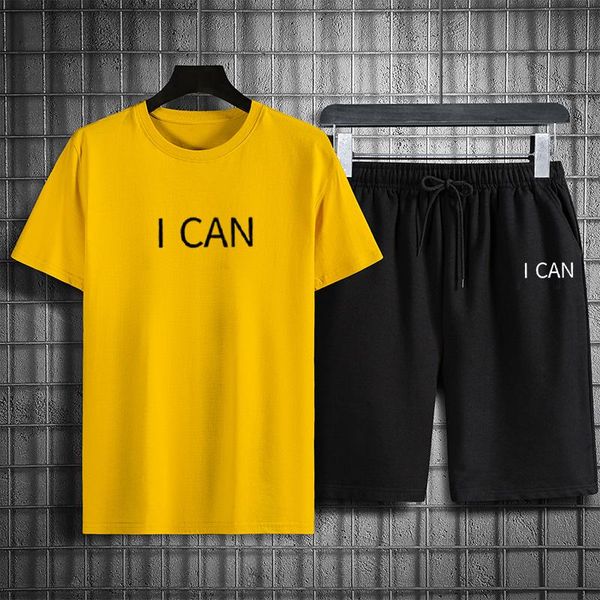 men casual sets summer tracksuit mens t-shirt+shorts two piece set letter print quick drying short sports suit o-neck men's tracksuits, Gray
men casual sets summer tracksuit mens t-shirt+shorts two piece set letter print quick drying short sports suit o-neck men's tracksuits, Gray