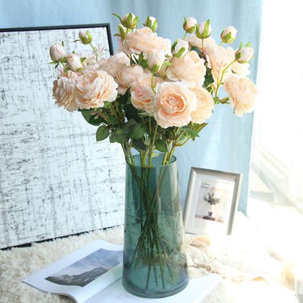 decorative flowers & wreaths beautiful roses artificial for home wedding decorations autumn bouquet fake flower
decorative flowers & wreaths beautiful roses artificial for home wedding decorations autumn bouquet fake flower