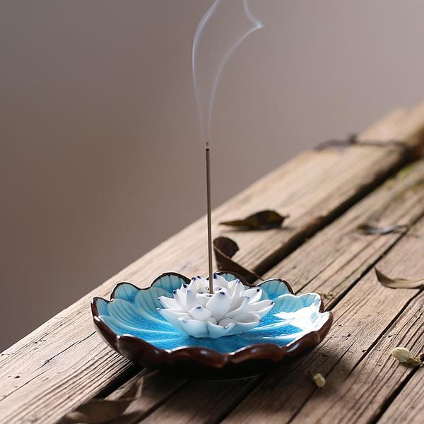 fragrance lamps simulation lotus incense base buddhist supplies burner holder stick ceramic censer
fragrance lamps simulation lotus incense base buddhist supplies burner holder stick ceramic censer