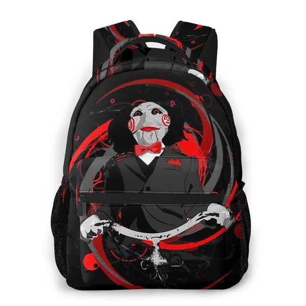 backpack 2021 large capacity scary jigsaw travel backpacks pattern saw movie bag for teenager
backpack 2021 large capacity scary jigsaw travel backpacks pattern saw movie bag for teenager