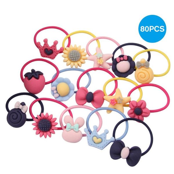 80/120pcs/set girls colorful nylon small elastic hair bands children ponytail holder scrunchie headband kids accessories, Slivery;white
80/120pcs/set girls colorful nylon small elastic hair bands children ponytail holder scrunchie headband kids accessories, Slivery;white