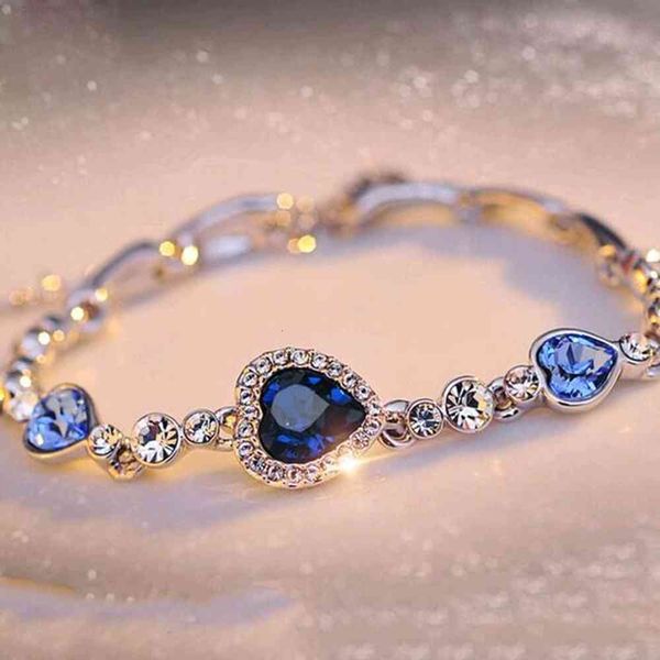 famshin est womens ladies crystal rhinestone bangle ocean blue bracelet chain heart jewelry party gifts, Red;brown
famshin est womens ladies crystal rhinestone bangle ocean blue bracelet chain heart jewelry party gifts, Red;brown