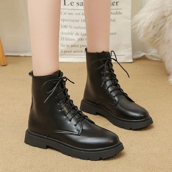 boots 2021winter fashion zipper flat shoes women's high heels thick-soled pu leather lace-up running women ankle, Black
boots 2021winter fashion zipper flat shoes women's high heels thick-soled pu leather lace-up running women ankle, Black