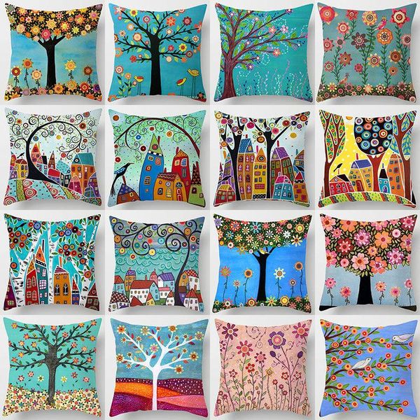 45x45cm village pillow case modern home decorative trees and flowers pillowcase for living room soft cushion cover
45x45cm village pillow case modern home decorative trees and flowers pillowcase for living room soft cushion cover