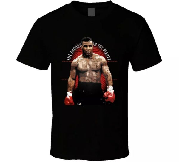 mike tyson boxer boxing legend heavyweight champ baddest man t shirt, White;black
mike tyson boxer boxing legend heavyweight champ baddest man t shirt, White;black