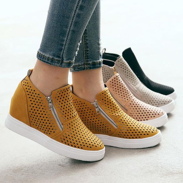 boots comemore women's wedge sneaker vulcanize shoes fashion zip leopard increase within zapatos de mujer hollow out large size 43, Black
boots comemore women's wedge sneaker vulcanize shoes fashion zip leopard increase within zapatos de mujer hollow out large size 43, Black