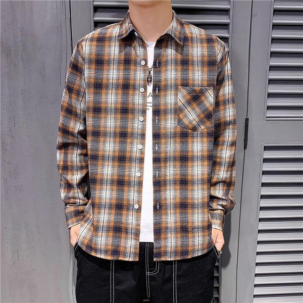 men's casual shirts 2021 autumn long-sleeved men match plaid hong kong style fashion flower, White;black
men's casual shirts 2021 autumn long-sleeved men match plaid hong kong style fashion flower, White;black