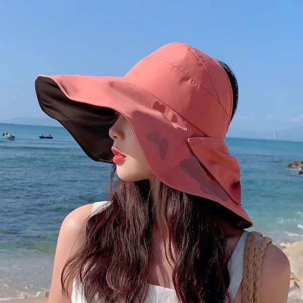 wide brim hats summer sun hat visor caps female large empty baseball cap uv protection beach for women outdoor, Blue;gray
wide brim hats summer sun hat visor caps female large empty baseball cap uv protection beach for women outdoor, Blue;gray
