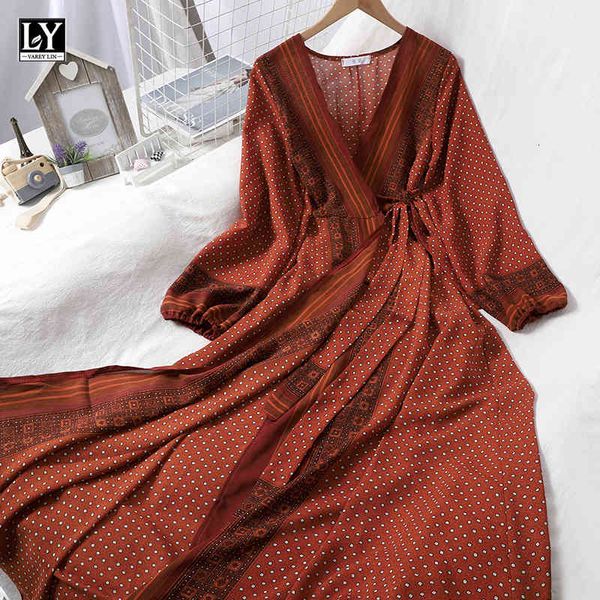 dresses autumn women vintage print long sleeve sashes tie up v neck high waist a line ladies dresses, Black;gray
dresses autumn women vintage print long sleeve sashes tie up v neck high waist a line ladies dresses, Black;gray
