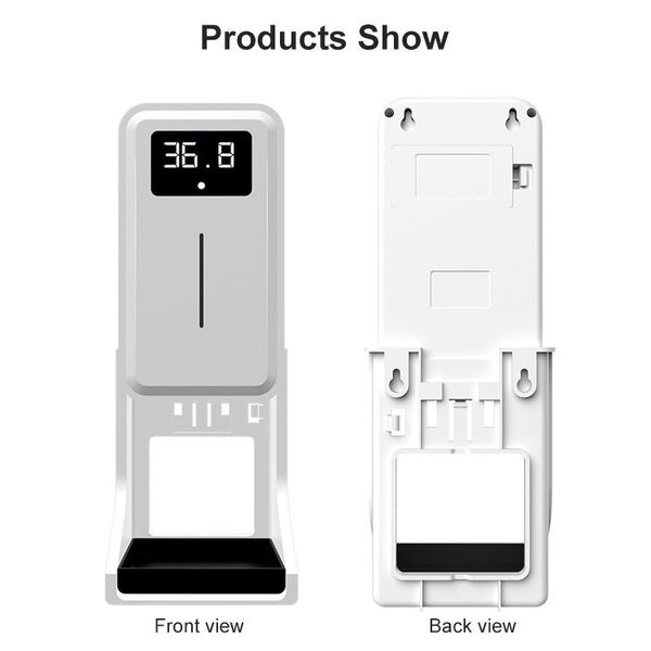 liquid soap dispenser temperature measurement foam dispensers bathroom kitchen smart wash hand machine with usb charging white high quality
liquid soap dispenser temperature measurement foam dispensers bathroom kitchen smart wash hand machine with usb charging white high quality