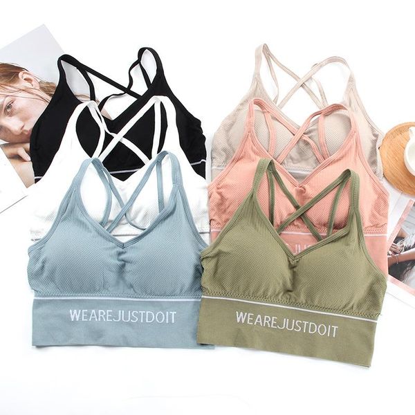 yoga outfit women sport bra running cross back push up vest letters tube hollow out underdwear breathable crop sportswear
yoga outfit women sport bra running cross back push up vest letters tube hollow out underdwear breathable crop sportswear