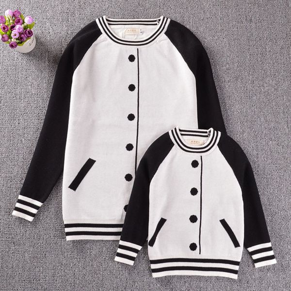 knit baseball sweaters mother baby cotton mommy and me clothes clothing matching outfits, Blue
knit baseball sweaters mother baby cotton mommy and me clothes clothing matching outfits, Blue