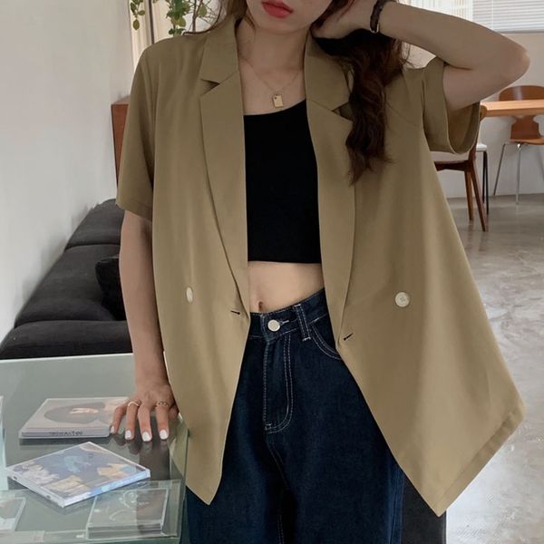women's jackets women will see fine casual blazer arrival solid korean style all-match loose manga short w400 jackets amh6, Black;brown
women's jackets women will see fine casual blazer arrival solid korean style all-match loose manga short w400 jackets amh6, Black;brown