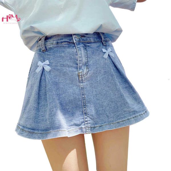skirts summer high-waisted skorts women kawaii bow mini denim girls cute casual slim fit korean fashion a-line jean skirt shorts e, Black
skirts summer high-waisted skorts women kawaii bow mini denim girls cute casual slim fit korean fashion a-line jean skirt shorts e, Black