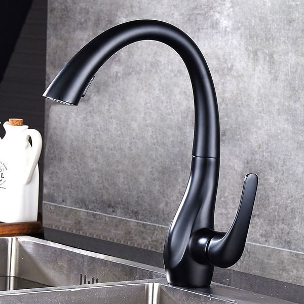 kitchen faucets sier single handle pull out mixer 360 rotation black sink tap br-8820 glpl
kitchen faucets sier single handle pull out mixer 360 rotation black sink tap br-8820 glpl