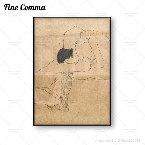 paintings egon schiele lovers vintage poster canvas painting reproduction print antique wall art picture home decor illustratration
paintings egon schiele lovers vintage poster canvas painting reproduction print antique wall art picture home decor illustratration