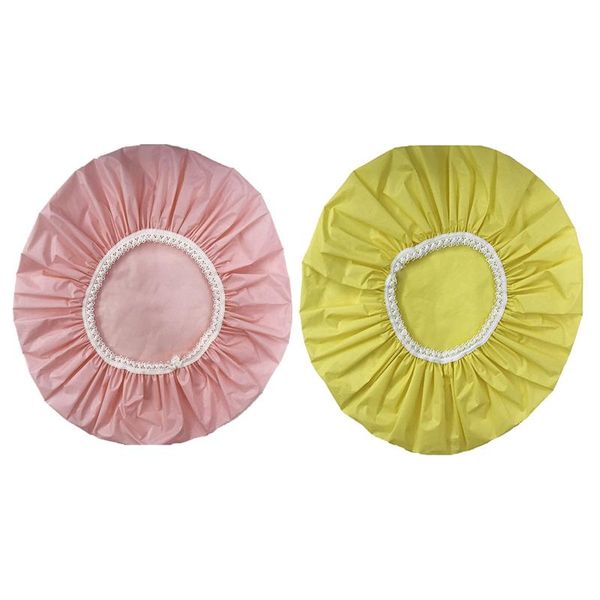 shower caps 2pcs household waterproof cap, swimming el elastic cap hair set (yellow & beige-pink)
shower caps 2pcs household waterproof cap, swimming el elastic cap hair set (yellow & beige-pink)