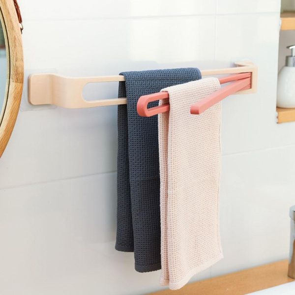 creative folding towel rack bathroom organizer wall shelf multifunctional storage bar rotating kitchen accessories hooks & rails
creative folding towel rack bathroom organizer wall shelf multifunctional storage bar rotating kitchen accessories hooks & rails