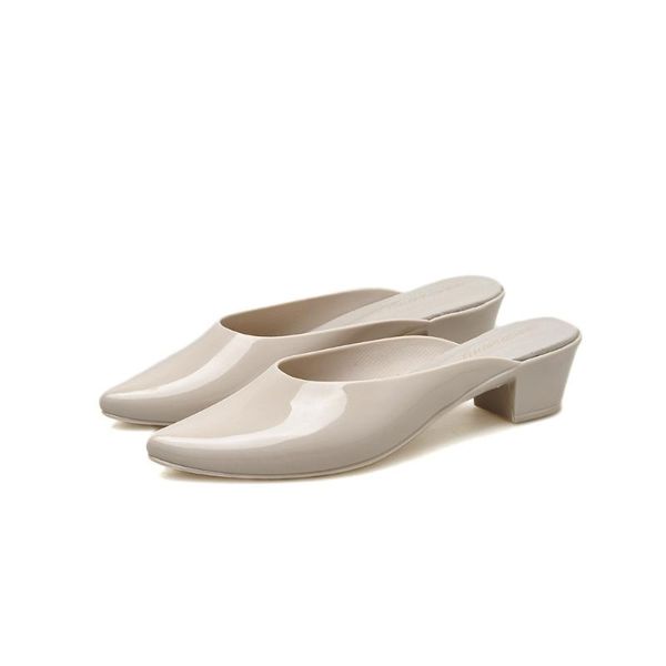 thick heel plastic mules shoes women summer sandals pointed toe 2021 jelly female slippers waterproof, Black
thick heel plastic mules shoes women summer sandals pointed toe 2021 jelly female slippers waterproof, Black