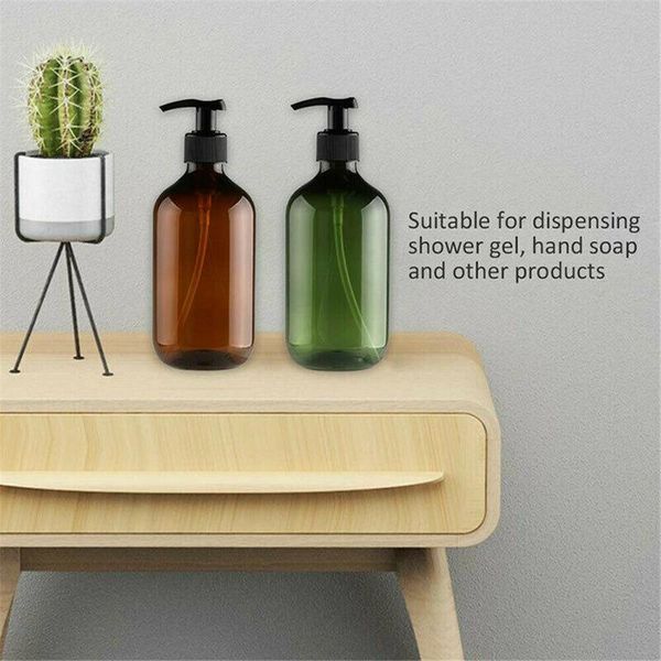 liquid soap dispenser 1/2 pcs 300/500ml empty pump bottle lotion shampoo container travel round shoulder plastic
liquid soap dispenser 1/2 pcs 300/500ml empty pump bottle lotion shampoo container travel round shoulder plastic